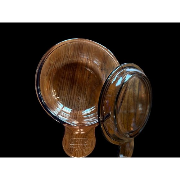 Vintage 12 Pc Corning Ware Vision Pyrex Set Saucepans & Skillets Amber New - Picture 8 of 11